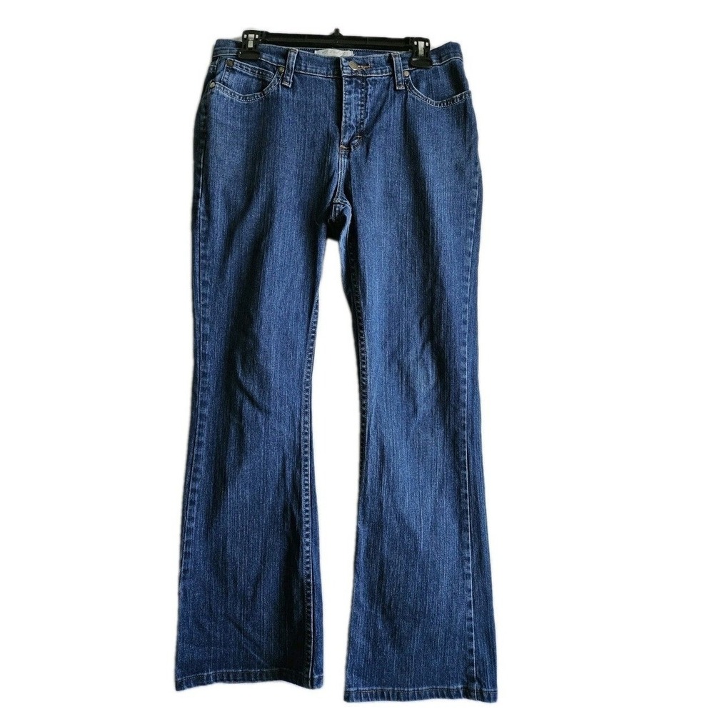 Wrangler Jeans Women 8x30 Blue Real Comfortable‎ Bootcut Mid Rise Western Boho